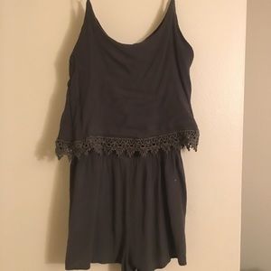 Used olive romper